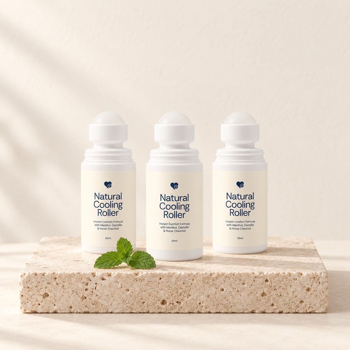Natural Cooling Roller, set of three
